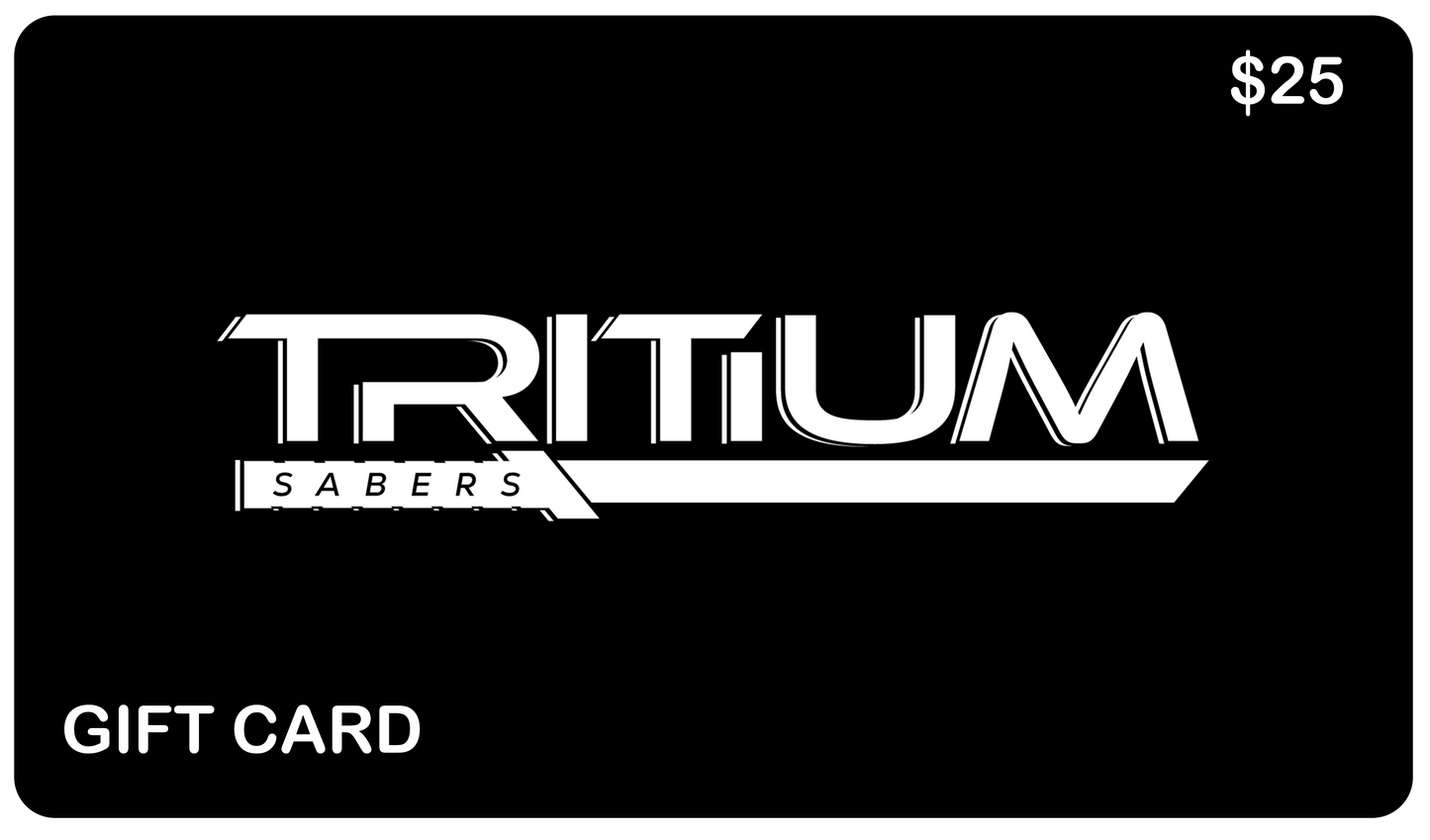 Tritium Sabers Gift Card